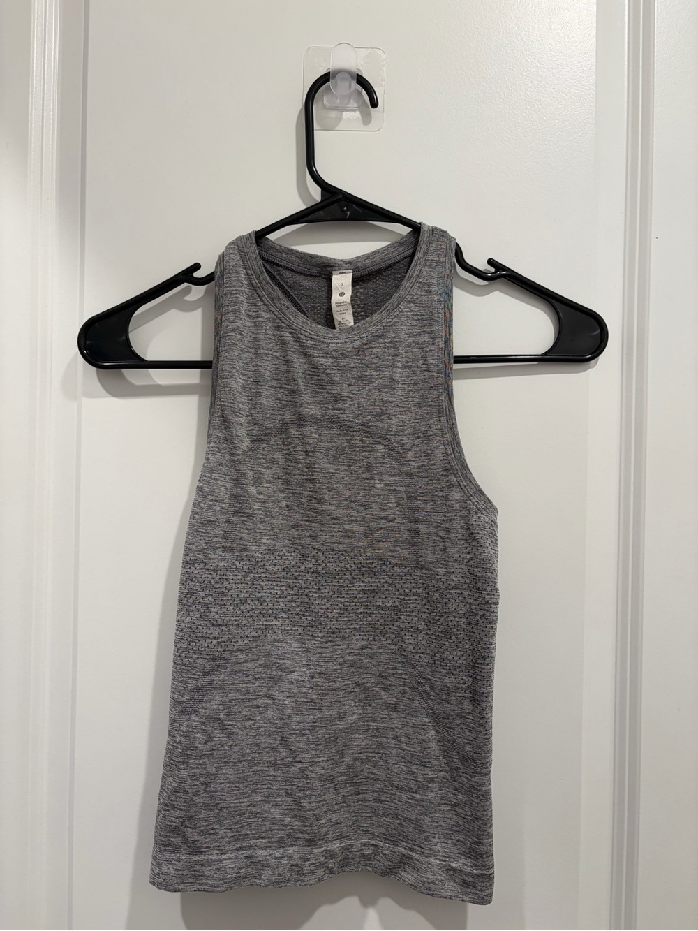 lululemon athletica Heather Gray Racerback Tank Top